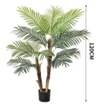 Large Artificial Palm Tree Tropical Fake Plants Green Plastic Palm Leafs Big Monstera Tree Branch For Home Garden Decor - Image 6