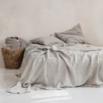 European Natural 100% French Flax Linen Bedding Set Bed Sheet Pure Linen Comforter Set Bed Fitted Sheet Set Wholesale - Image 5
