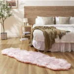 Shaggy Luxurious Fur Rug Bedroom Soft Fluffy Faux Sheepskin Area Rugs Washable Plush Bedside Carpet for Living Room Sofa Decor - Image 8