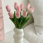 Vibrant Artificial Tulip Set for Timeless Home Elegance