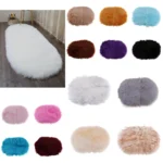 Luxurious Faux Sheepskin Rug - Cozy, Non-Slip Comfort Mat - Image 5