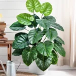 60-103cm Artificial Monstera deliciosa Pothos Alocasia Leaf Fake Plant Ornamental Festive Home Office Decoration - Image 3