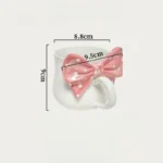 Chic Bow Ceramic Coffee Cup for Stylish Office Sips - Image 6