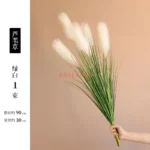 1PCS Reed grass simulation flower living room decoration, dog tail grass landing, green plants creating scenery, fake flowers - Image 6