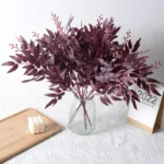 Lifelike Silk Willow Bouquet for Effortless Home Elegance - Image 6