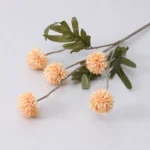 4pcs Artificial Flowers Dandelions Ornament Decorative Dandelion Bouquet Faux Dandelion Flowers Grace Plastic Bride Puff Ball - Image 4