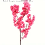 Lifelike Cherry Blossom Silk Flowers for Elegant Home Decor - Image 4