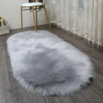 Luxurious Faux Sheepskin Rug - Cozy, Non-Slip Comfort Mat
