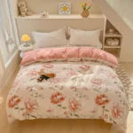 Serene Pastoral Cotton Duvet Cover - Luxurious 500 TC Comfort - Image 2