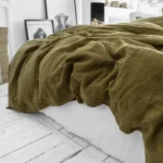 Luxe 100% Linen Duvet Cover - Soft, Breathable Farmhouse Style - Image 3
