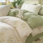 Floral Elegance Cotton Bed Set - Soft 4-Piece Comfort Bundle