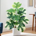 60-103cm Artificial Monstera deliciosa Pothos Alocasia Leaf Fake Plant Ornamental Festive Home Office Decoration - Image 7