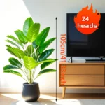 24 Leaves Extra Large Realistic Artificial Palm Plant - High-End Tropical Floor Decor for Indoor/Outdoor Use Plastic Wedding - Image 5