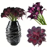 5PCS Artificial Flowers Calla Lily Faux PU Fake Flowers for Weddings Photography Props DIY Bridal Bouquets Home Room Party Decor - Image 2