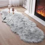 40/180CM Soft Sheepskin Bedroom Carpet Imitation Wool Pad Bedside Rugs Sofa Cushion Rugs Living Room Fluffy Hairy Fur Carpet