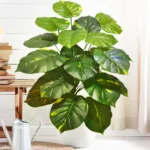 60-103cm Artificial Monstera deliciosa Pothos Alocasia Leaf Fake Plant Ornamental Festive Home Office Decoration - Image 4