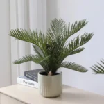 Artificial Potted Plant Greenery Fern Leaves Flowers Office Home Desktop Decoration Indoor Decoration Landscaping Restaurant - Image 4