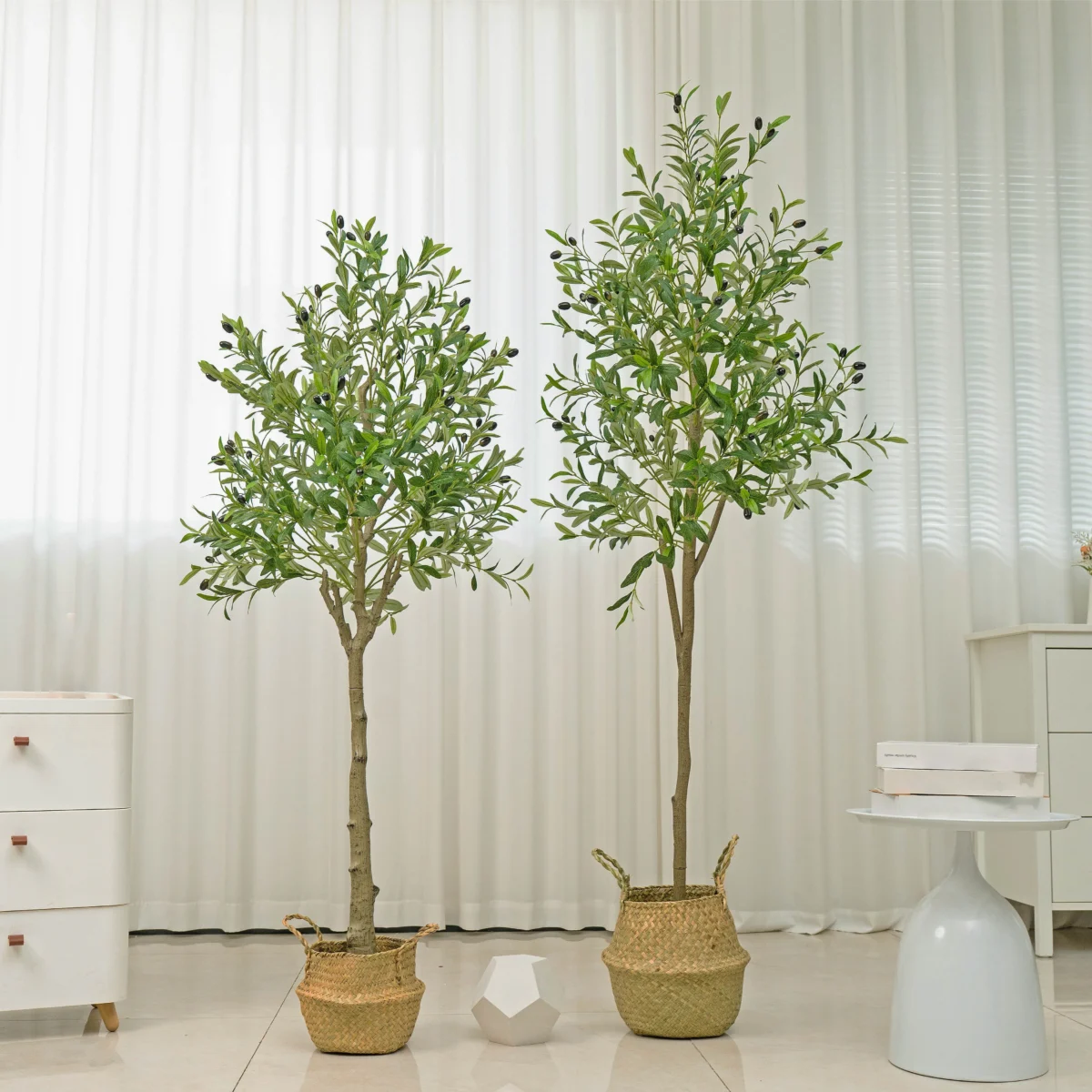 Artificial Olive Tree 120/150/180Cm Room Decoration Detachable Artificial Decorative Plants With Fruit For Home Garden Decor - Image 2