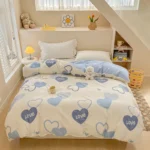 Serene Pastoral Cotton Duvet Cover - Luxurious 500 TC Comfort - Image 4