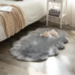 40/180CM Soft Sheepskin Bedroom Carpet Imitation Wool Pad Bedside Rugs Sofa Cushion Rugs Living Room Fluffy Hairy Fur Carpet - Image 6