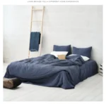 Soft Bed Linen 100% Linen Bedding Set with Sheet Duvet Cover Pillowcase Single Couple Bedsheet King Queen Double Twin Size - Image 7
