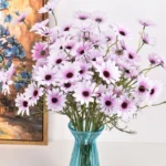 3/5/10Pcs Artificial White Daisy Flower Bouquet DIY Vase Home Garden Living Room Decoration Wedding Party Silk Fake Flowers - Image 6