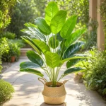 24 Leaves Extra Large Realistic Artificial Palm Plant - High-End Tropical Floor Decor for Indoor/Outdoor Use Plastic Wedding - Image 3