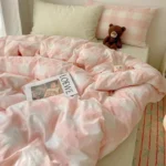 Japanese Striped Single Soft Duvet Cover Skin Friendly Comfortable Comforter Cover for Adults Full Queen Double Size Bedclothes - Image 4