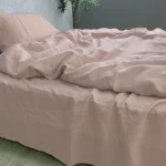 Luxe 100% Linen Duvet Cover - Soft, Breathable Farmhouse Style - Image 4