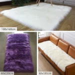 Luxurious Plush Sheepskin Rug for Cozy Home Decor - Image 7