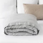 Luxe 100% Linen Duvet Cover - Soft, Breathable Farmhouse Style - Image 2
