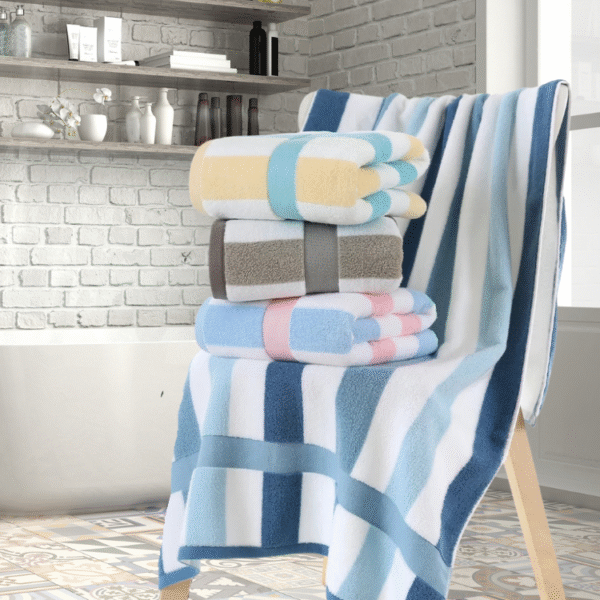 Luxury Hotel Spa Bath Towel Turkish Cotton Bath Towels Natural Ultra Absorbent Eco-Friendly Beach towel Bathroom Sets For home