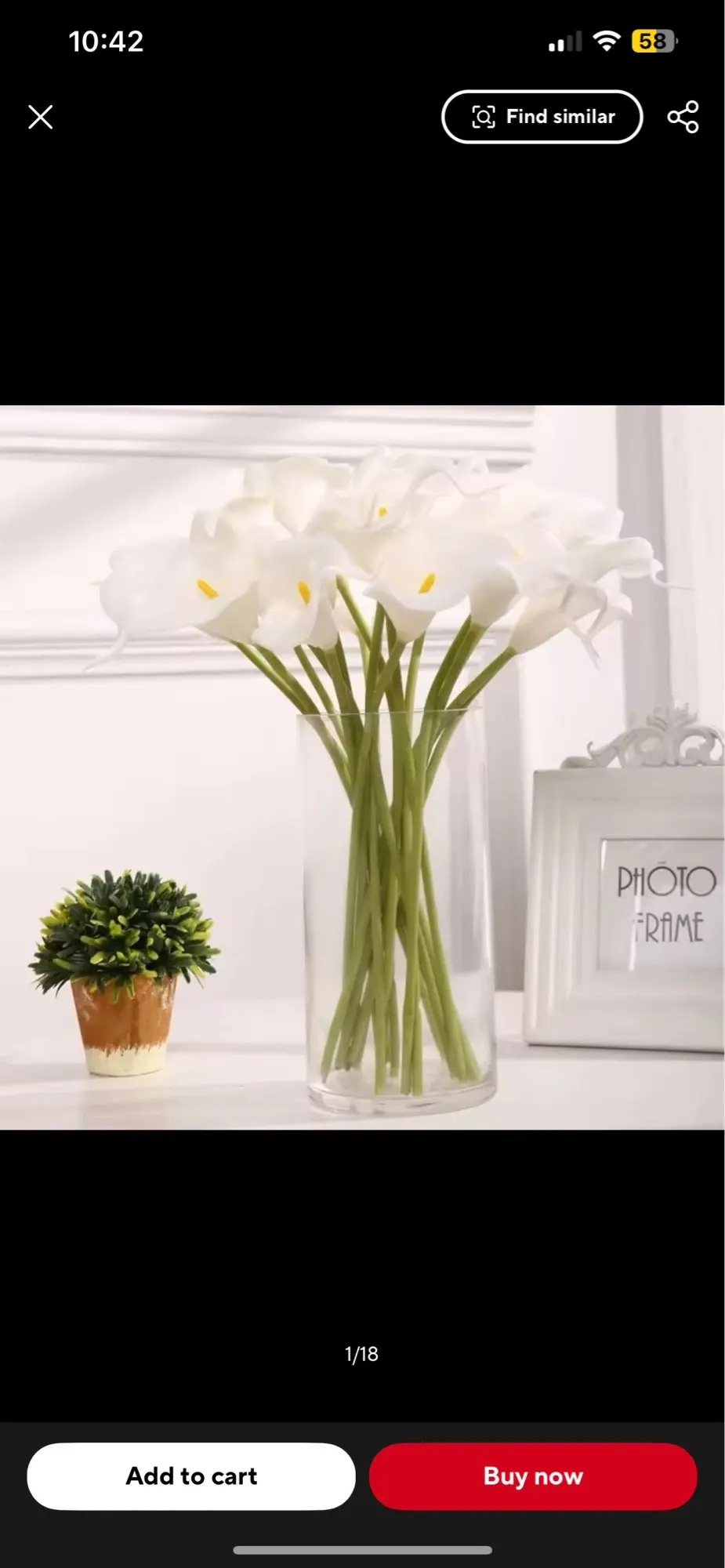 Lifelike Calla Lily Faux Flowers Set - Elegant Decor Choice photo review