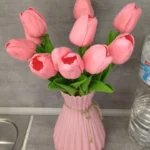 Real Touch Tulip Faux Flower Bouquets - 5 or 10 Pcs for Home Elegance photo review