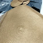 Festive Round Braided Placemats Set of 6 - Non-Slip, Washable Dining Essentials photo review