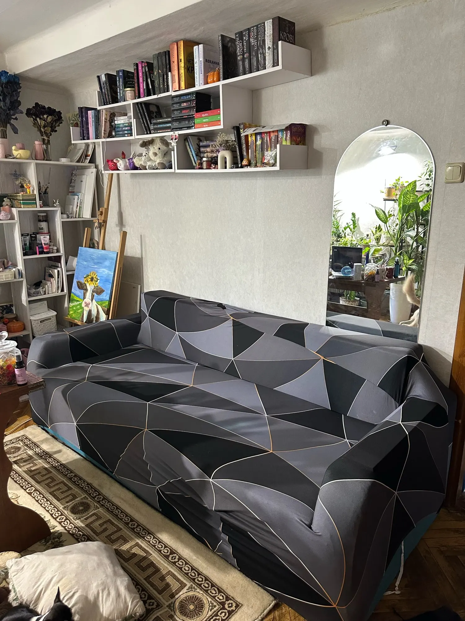 Floral Elastic Sofa Cover: Stylish Protection for Your Space photo review