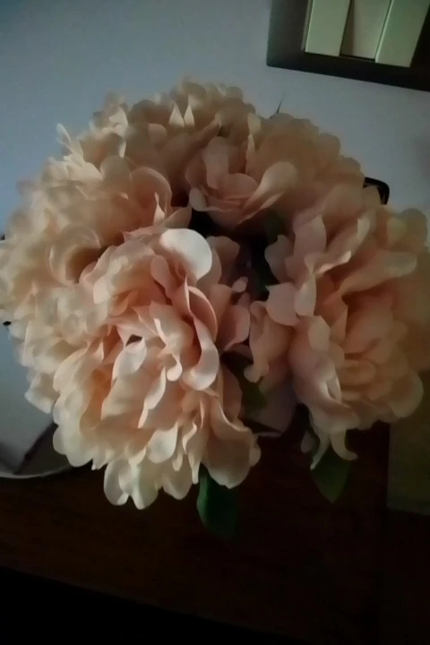 Elegant 5-Piece Hydrangea & Peony Bouquet for Home Decor photo review