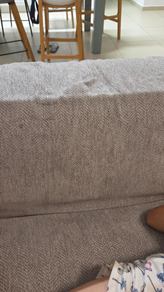 Luxurious Beige Chenille Sofa Cover - Stylish & Cozy Protection photo review