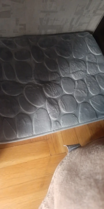 Luxurious Cobblestone Non-Slip Memory Foam Bath Mat photo review