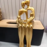 Elegant Abstract Figure Sculpture - Modern Resin Home Decor photo review