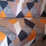 Colorful Knit Sofa Cover with Skirt for Full Coverage Comfort photo review