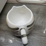 Charming Cat-Shaped Ceramic Mug - 13 oz Coffee Delight photo review