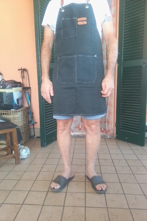 Stylish Canvas Kitchen Aprons for Chefs & Baristas photo review