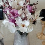 Vibrant 20-Head Artificial Magnolia Bouquet for Timeless Elegance photo review