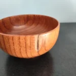 Japanese Style Wooden Bowl Jujube Wooden Bowl Round Large Soup Bowl Creative Children's Rice Bowl Tableware photo review