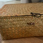 Handmade Seagrass Woven Storage Box Seaweed Storage Finishing Basket with Lid Sundry Bath Cosmetic Towel Container mx01161829 photo review