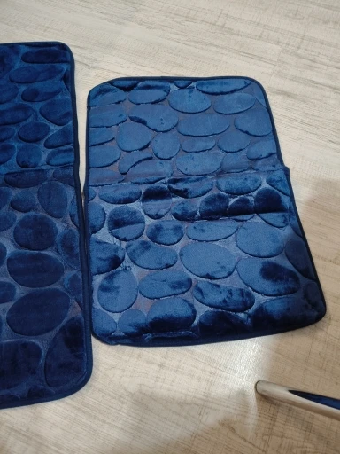 Luxurious Cobblestone Non-Slip Memory Foam Bath Mat photo review