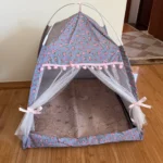 Cozy Flower Tent Nest for Cats & Small Dogs - All Seasons photo review