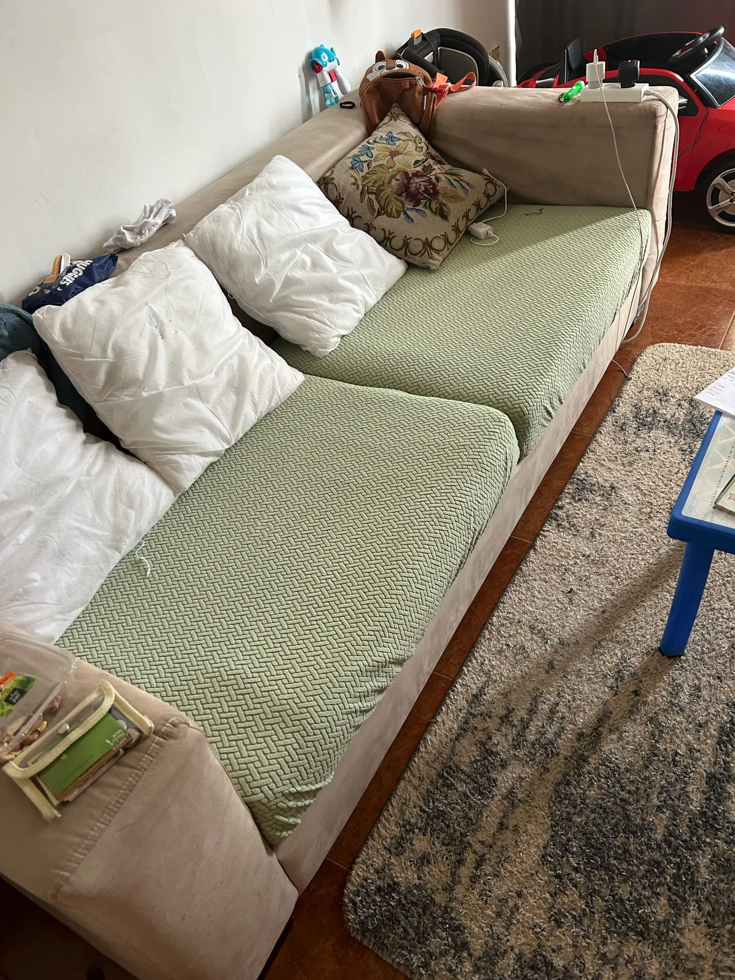 Elegant Jacquard Sofa Cover - Soft, Stretchy Protection for All Sofas photo review