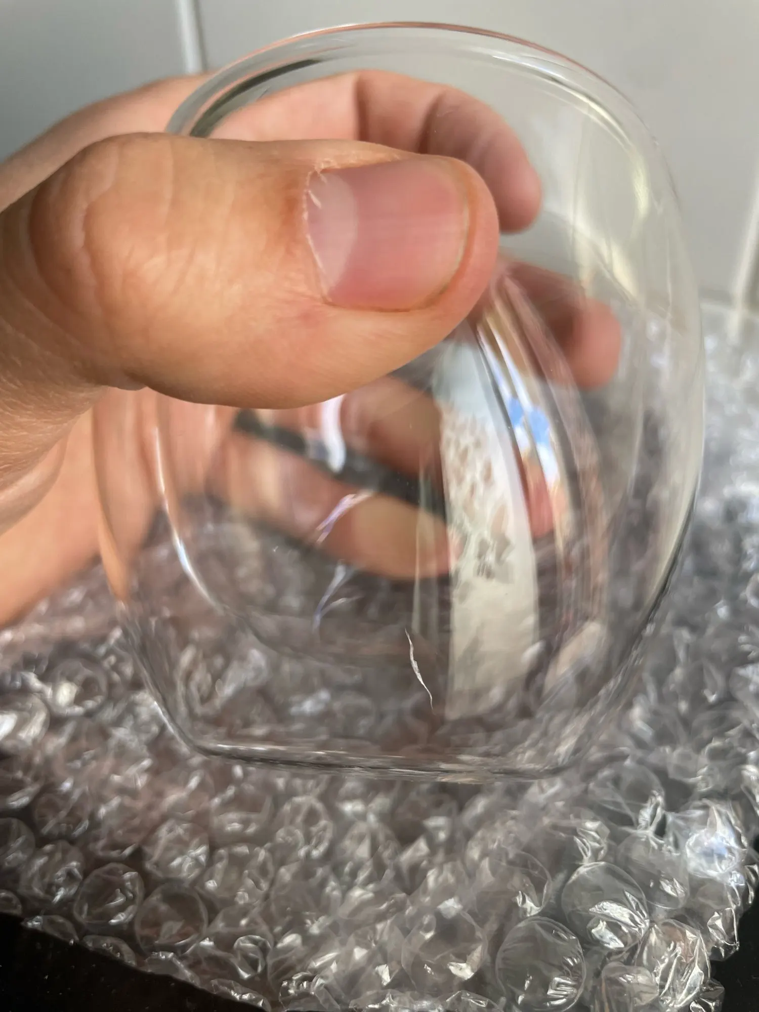 Elegant Heat-Resistant Double Wall Glass Cups for All Beverages photo review